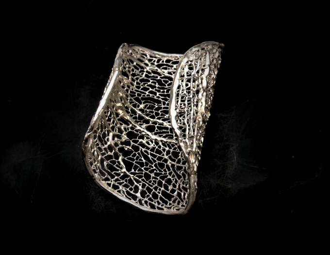 Bracciale_Unchain my heart - Solid silver seafan cuff (5)